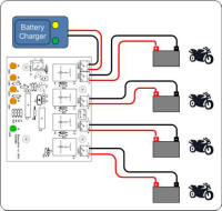 Battery Charger Sharing Controller